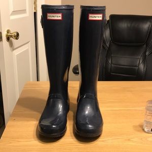 Hunter Rain Boots (NAVY)